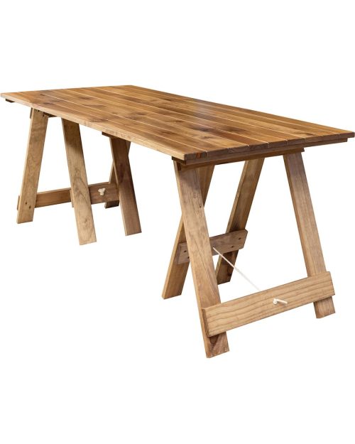 Stained Trestle Tables