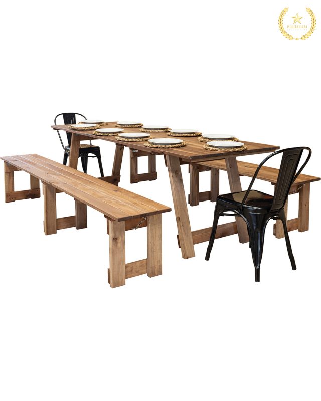 Rustic Living Plus: Trestle Tables | Rustic Furniture | MANUFACTURER