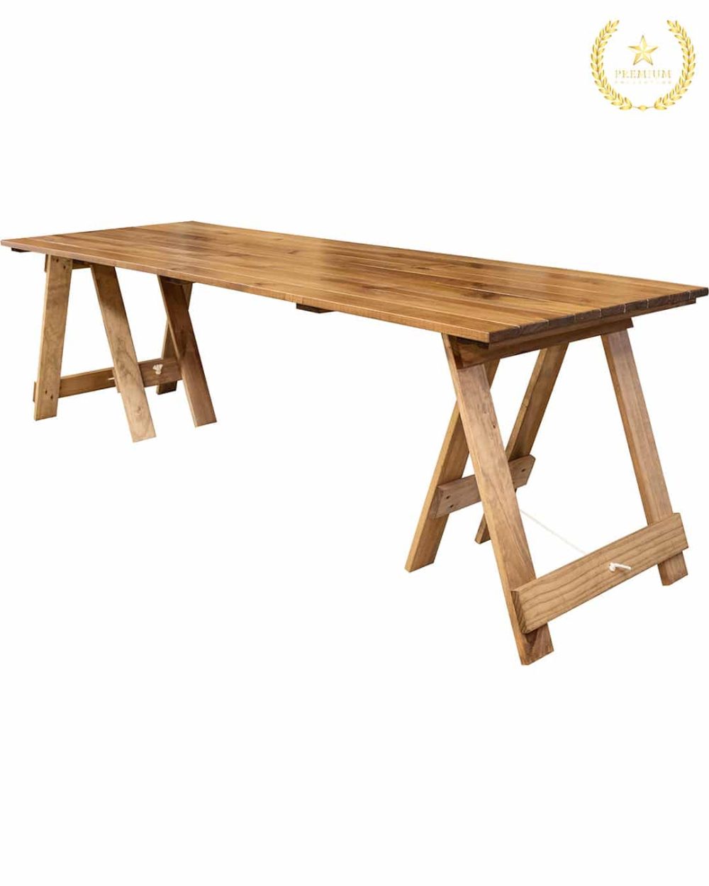 2.4 Stained Trestle Table